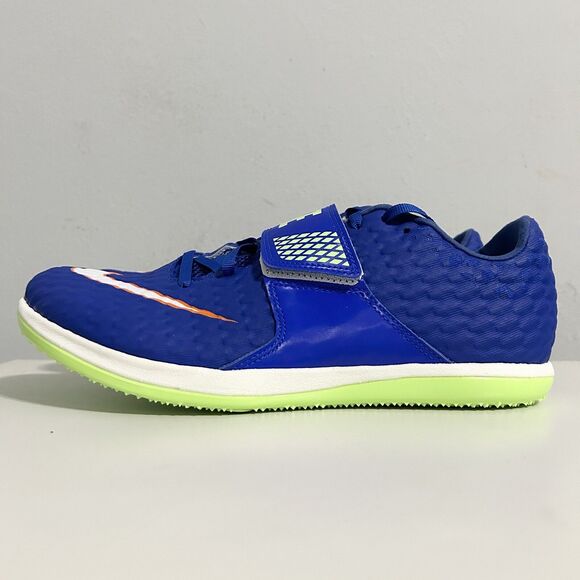 Nike Air Zoom High Jump Elite “Racer Blue Lime” Men’s Size 6 Track Spikes - Picture 4 of 9